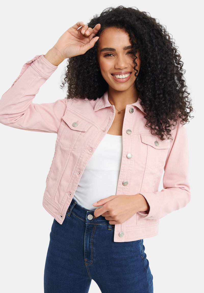 Threadbare ROME Denim jacket rosa/light pink Zalando