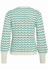 VILA Strickpullover - green