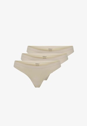 ONLY ONLTRACY BONDED 3-PACK NOOS - String - peach taffy