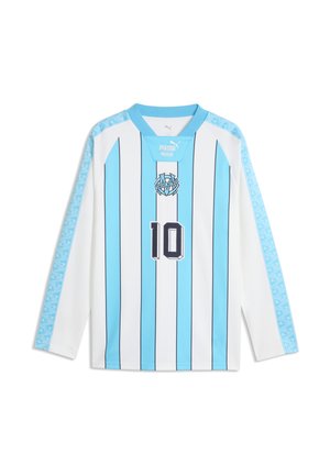 Puma OLYMPIQUE MARSEILLE KING JERSEY LS - Ρούχα για κλαμπ - puma white-bright aqua