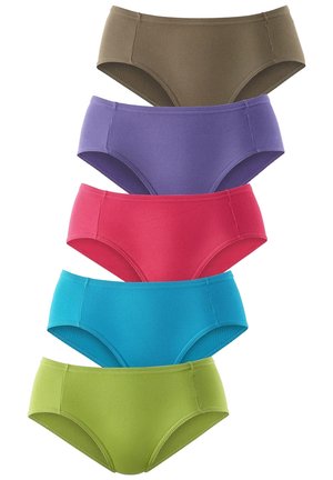 5 PACK JAZZ - Slip - grün  türkis  pink  lila  olivgrün