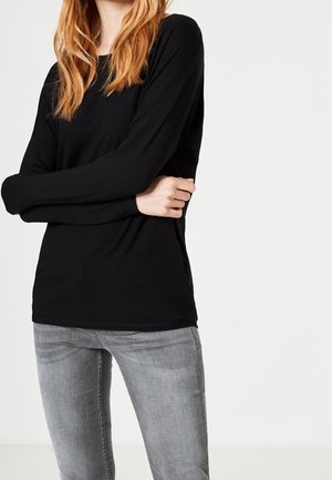 Top s dlouhým rukávem - black