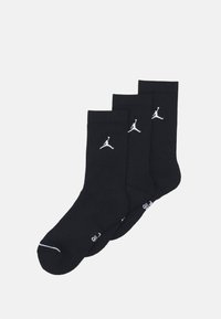 EVERYDAY CUSH CREW 3 PACK UNISEX  - Sportske čarape - black/white