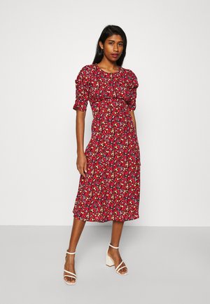 Robe d'été - black/orange