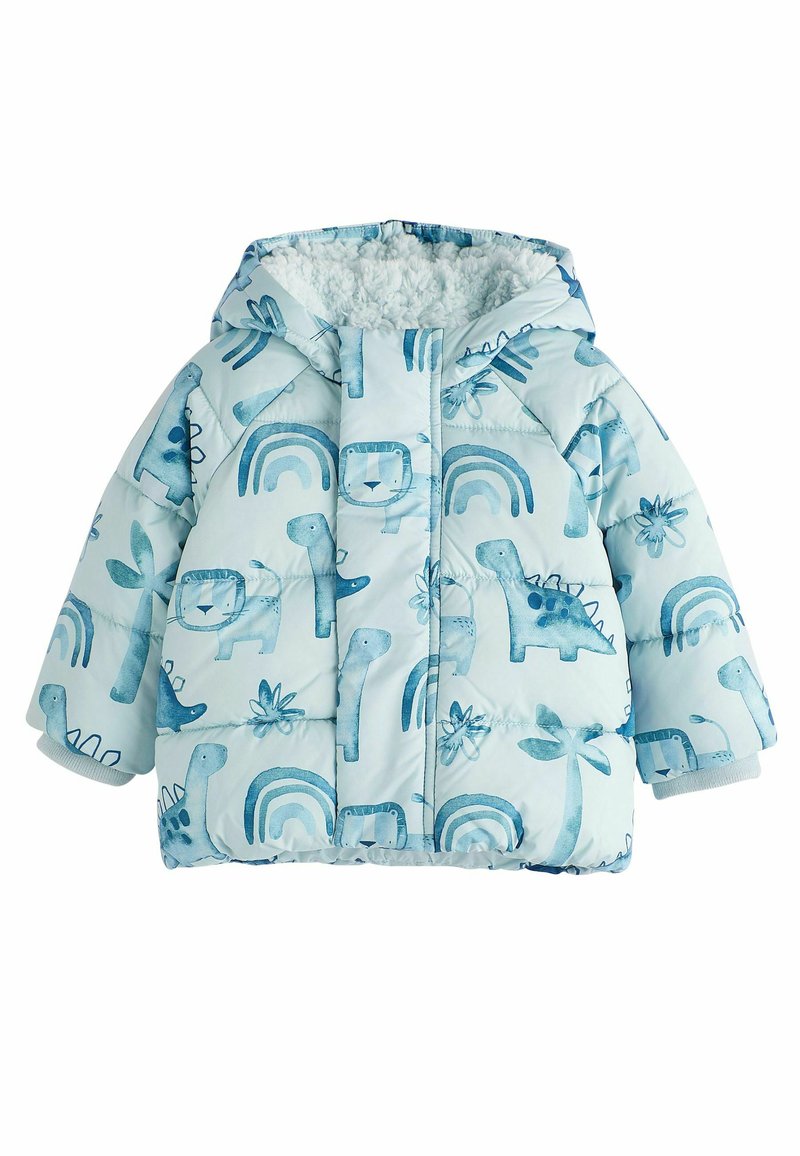 Next - HOODED PUFFER  - Veste d'hiver - blue dinosaur, Agrandir