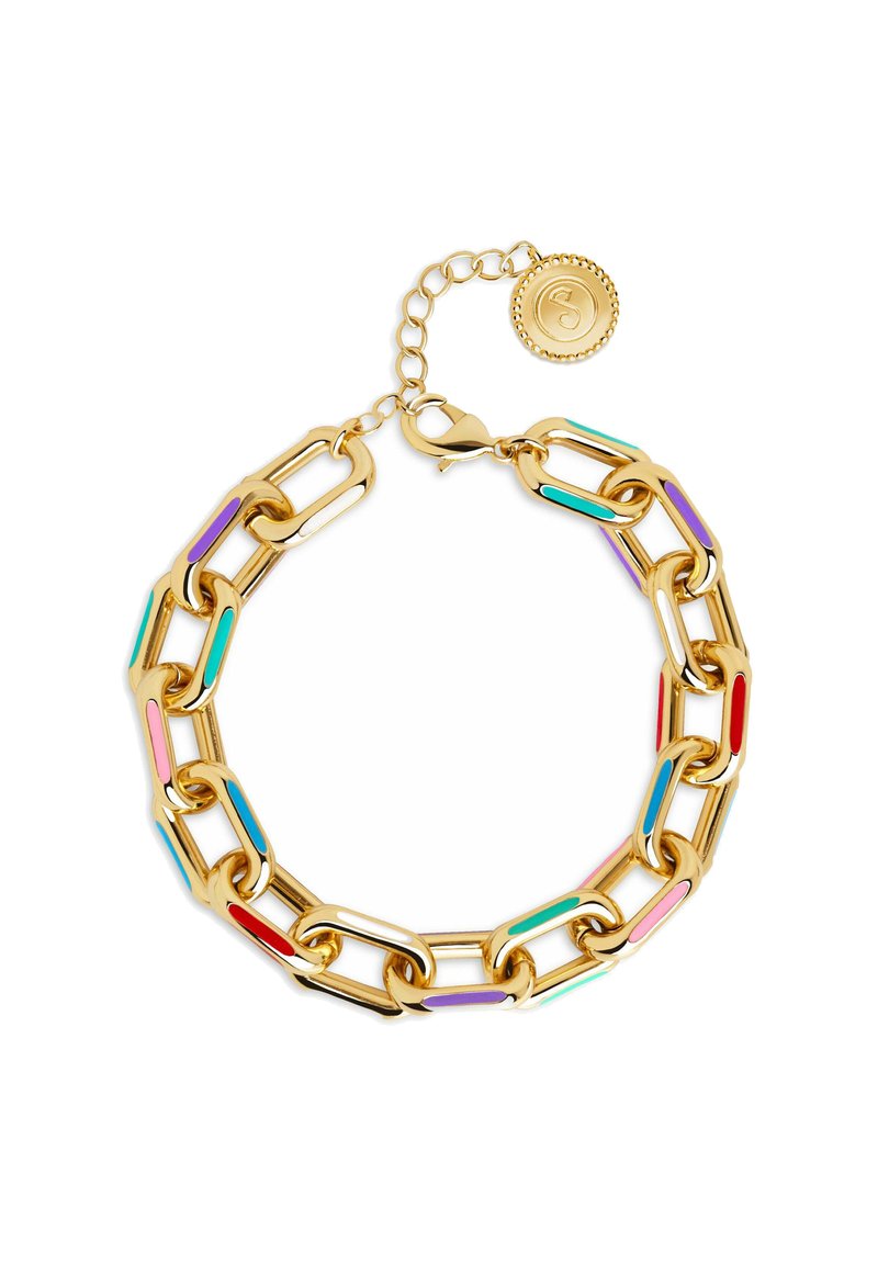 Gold 14 Karaat Gouden Massieve Armband Met Bewerkte Gedraaide Staafjes En Fijne Jasseron Schakels 2mm Breed 17 19cm Zga500 Zga500