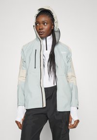 adidas Terrex TERREX XPLORIC RAIN.RDY - Hardshell jacket - silver/beige