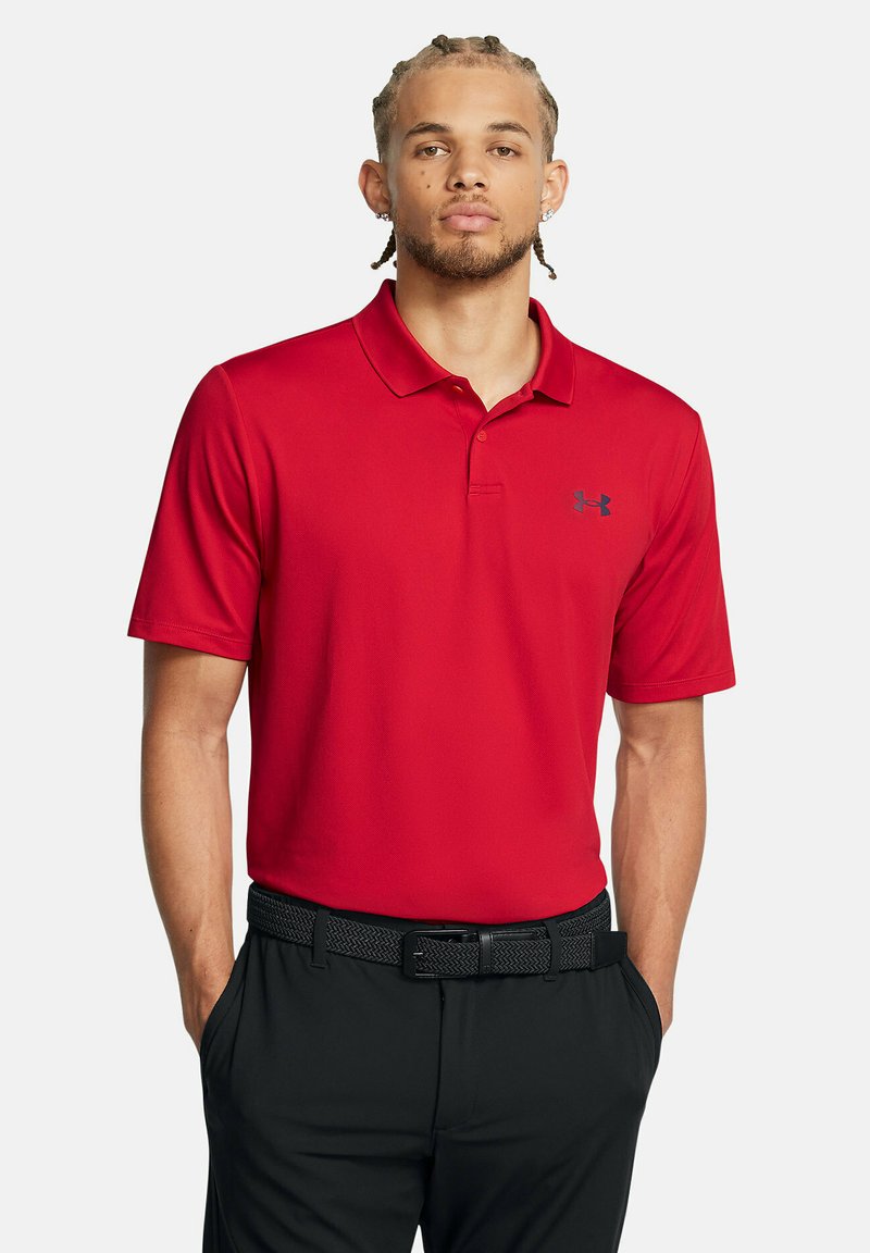 Under Armour SHORT-SLEEVE PERFORMANCE 3.0 - Pikeepaita - red