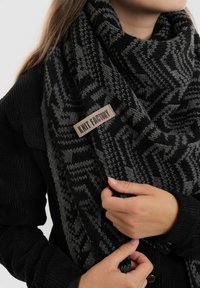 Knit Factory JOSH - Sjaal - black anthracite