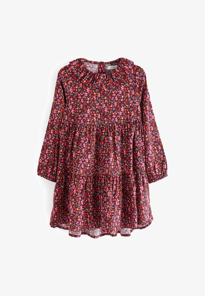 Next Jurk - dark pink floral