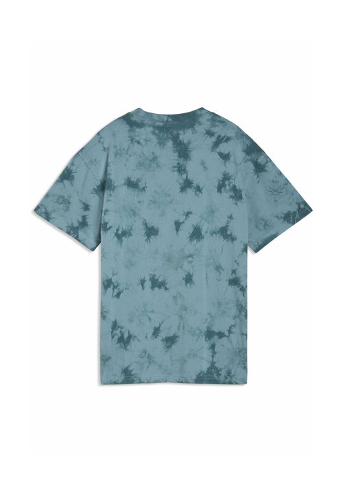 PUMA ESSENTIALS RELAXED TIE DYE - Print T-shirt - emerald ice — photo 2