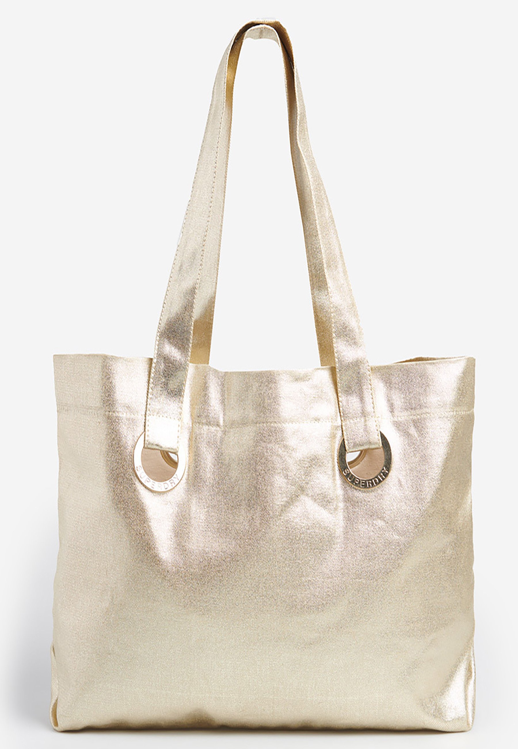 superdry tan tote bag
