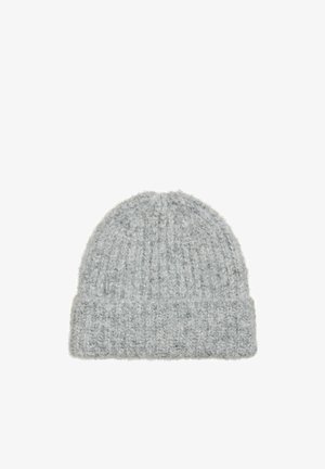 VILA, BEANIE VIUMAY KNITTED - Beanie - light grey melange