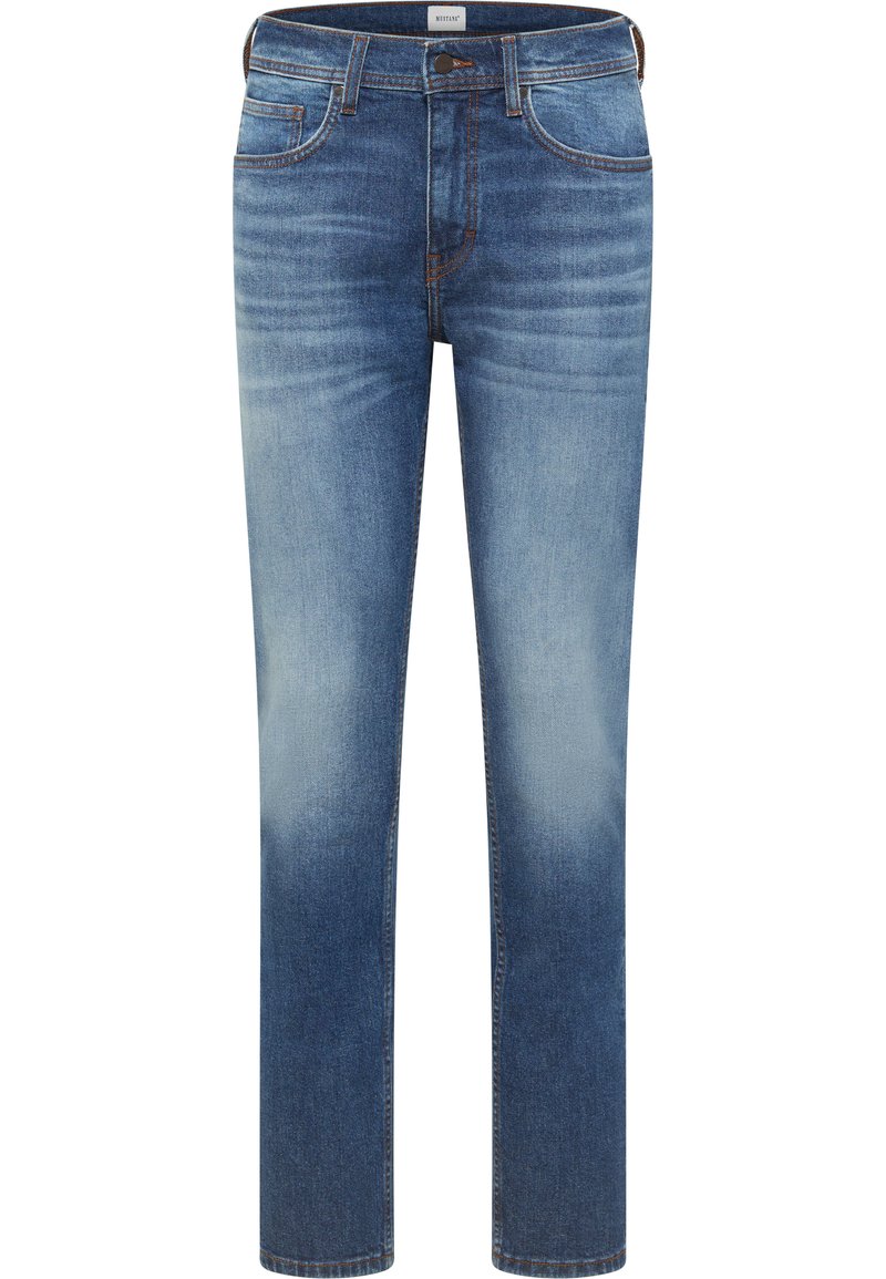 mustang Jeans Tapered Fit donkerblauw