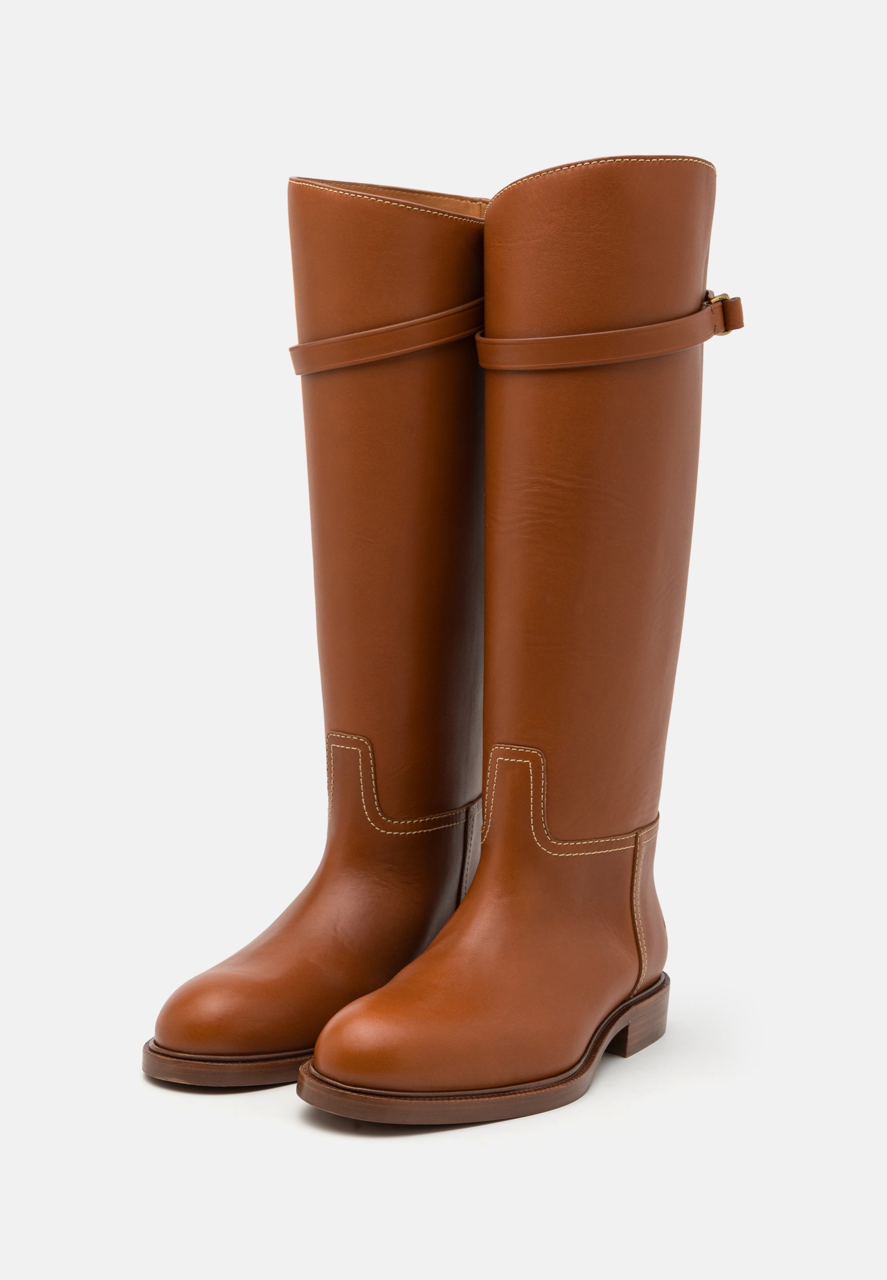 Polo Ralph Lauren BOOTS TALL - Boots - brown - Zalando