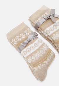 camano ONLINE WOMEN COSY NORWEGIAN WINTER SOCKS 2 PACK - Nogavice - incense