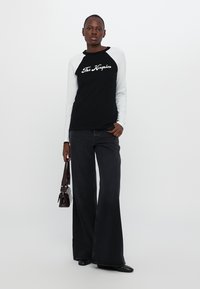 The Kooples Long sleeved top - black