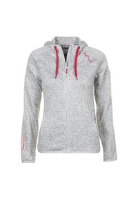 Peak Mountain ATORA - Sweater met rits - gris fuchsia