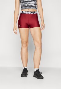 Under Armour HEATGEAR SHORTY - Tights - cardinal/white