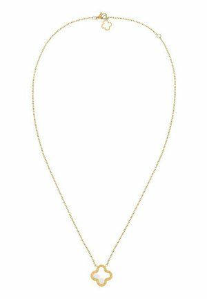 FYRKLÖVER - Collier - gold coloured & mother of pearl white