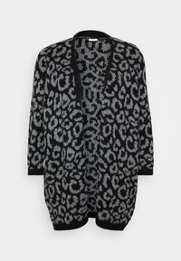 CARJADE ANIMAL CARDIGAN - Cardigan - black/medium grey melange