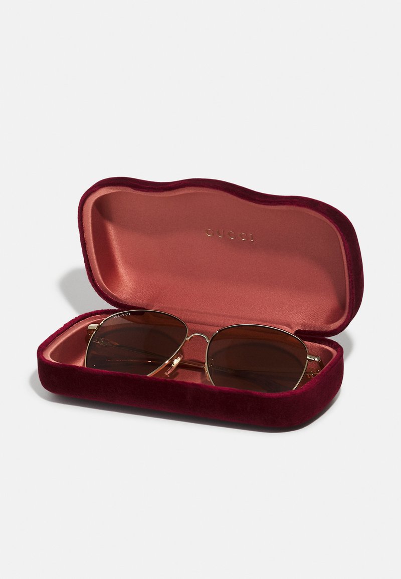 Gucci Gold Sunglasses with Burgundy Case Gucci | Accessories | Gucci Sunglasses Women With Case  main image 2