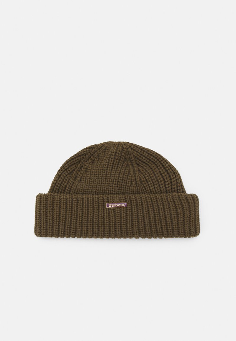 Barbour MOSELY BEANIE HAT UNISEX - Kootud müts - light sage