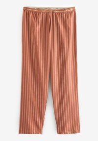 Next SET - Nattplagg set - rust brown stripe