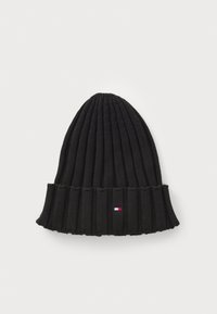 SMALL FLAG BEANIE UNISEX - Muts - black