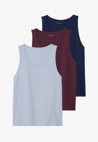 Unselected, bordeaux/dark blue/light blue