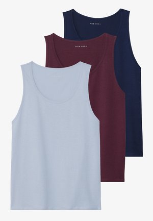 3 PACK - Topper - bordeaux/dark blue/light blue
