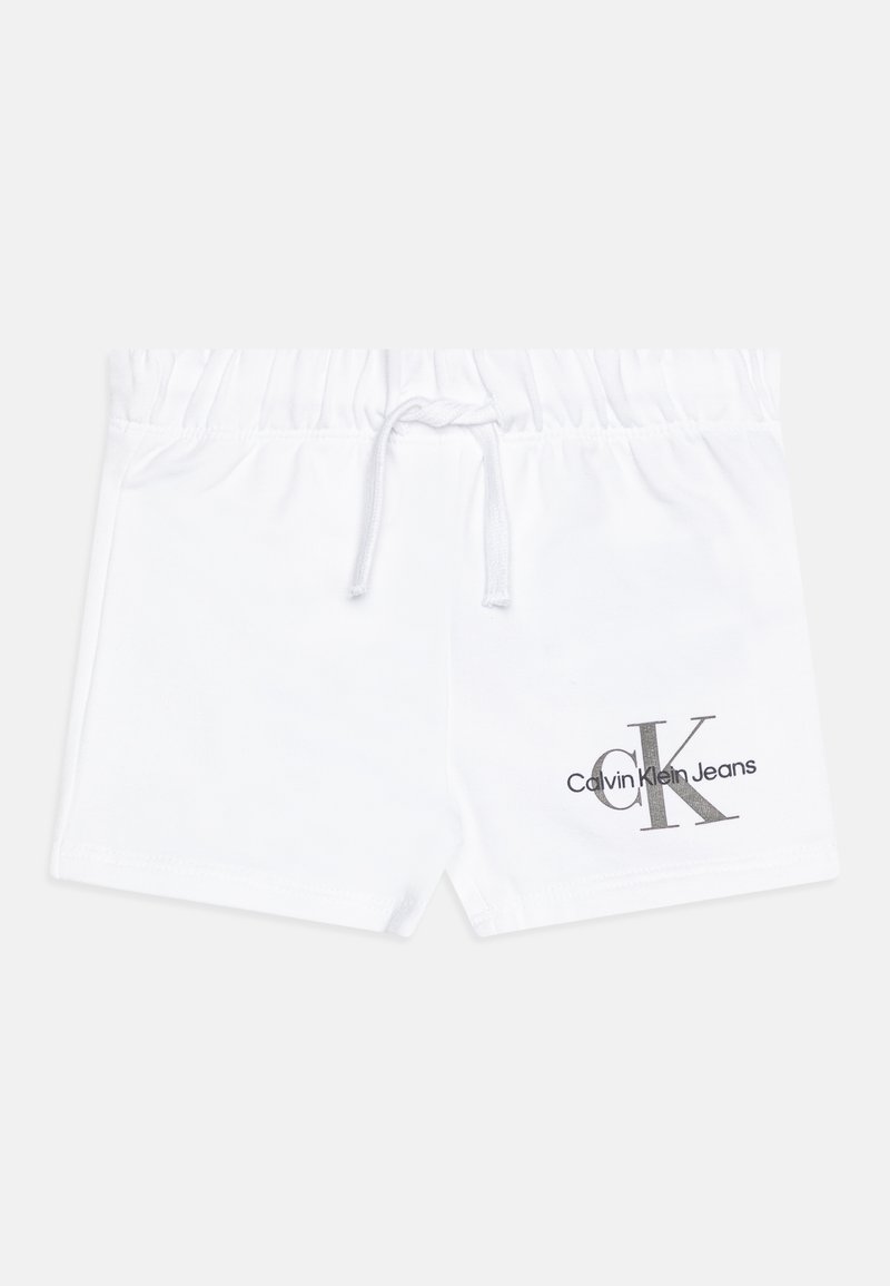 Calvin Klein Jeans - BABY MONOGRAM LOGO UNISEX - Shorts - bright white, Ingrandire