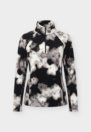 Columbia, GLACIAL™ IV PRINT 1/2 ZIP - Φλις πουλόβερ - black