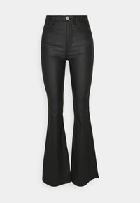 ONLHELLA LIFE HIGHWAISTED COATED - Jeansy Dzwony