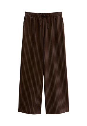 PINSTRIPE WIDE - Broek - brown pattern