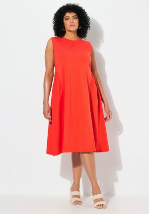 Jersey dress - red