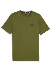 Puma - ESSENTIALS SMALL LOGO - T-shirt imprimé - olive green Image miniature 1