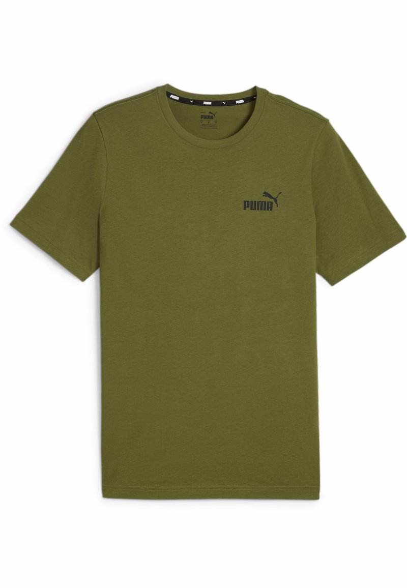 Puma ESSENTIALS SMALL LOGO - T-shirt con stampa - olive green