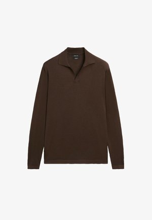 Massimo Dutti, Poloshirts - brown
