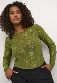 Kaffe Curve NIKOLINE - Pluus - calla green