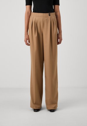 VMHAILEY WIDE PANTS - Kelnės - tigers eye