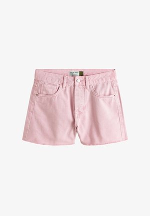 Next, REGULAR FIT - RAW HEM FESTIVAL DENIM SHORTS . - Jeans Shorts - pink