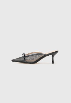 Mules à talons - black