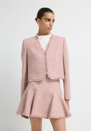 CROP - Blazer - claret red