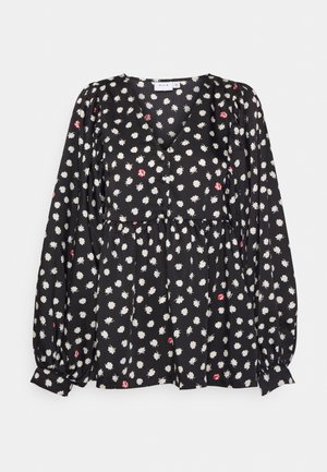 VIZOYA BLOUSE - Blusa - black