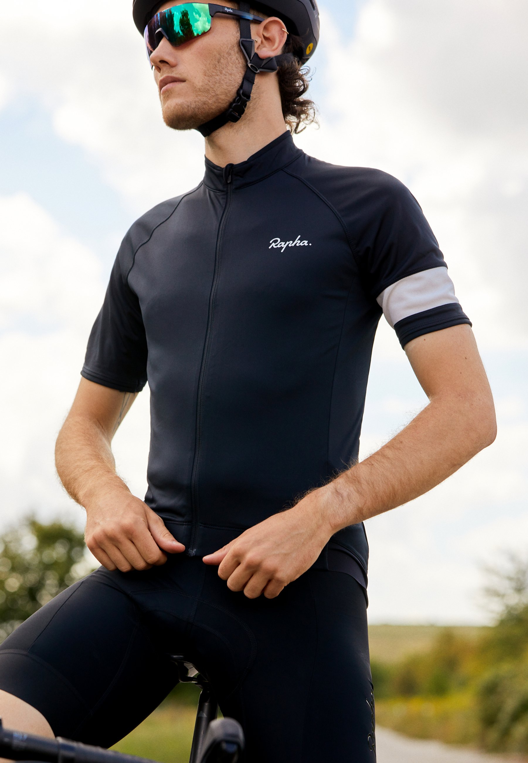 Rapha MENS CORE - Cycling Jersey - anthracite/black - Zalando