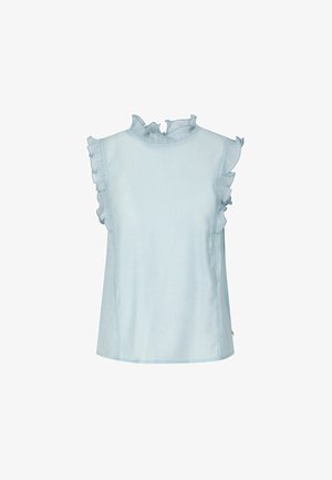 Coster Copenhagen, WITH RUFFLES - Blouse - bright blue