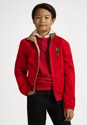 LUNAR NEW YEAR BEAR REVERSIBLE JACKET 8-20Y - Casaco leve - red/vintage khaki