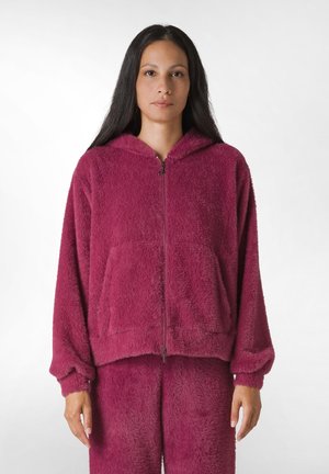 Felpa con zip - purple