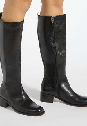 Dune London, TURNER LEATHER MIX - Laarzen - black-leather